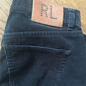 Ralph Lauren Sport Black Corduroy Pants